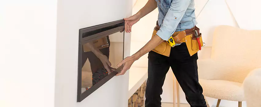 Metal Fireplace Installation in West Springfield, Virginia