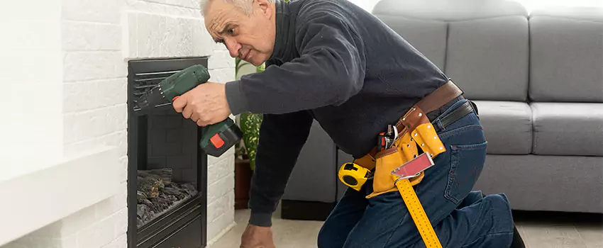 New Indoor Fireplace Installation in West Springfield, Virginia