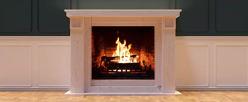Open Flame Wood-Burning Fireplace Installation Services in West Springfield, Virginia