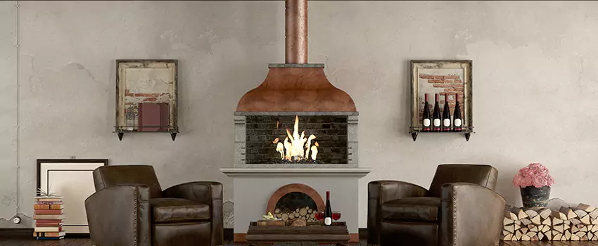 Thelin Hearth Products Providence Pellet Insert Fireplace Installation in West Springfield, VA