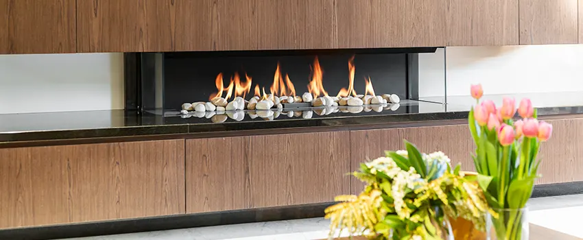 Double-height Fireplace Design Refurbishment in West Springfield, Virginia